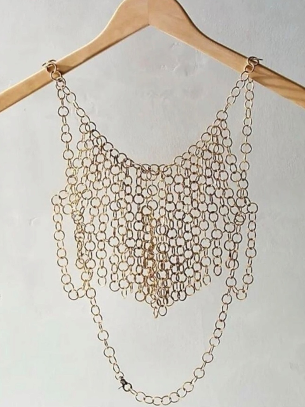 Free People Revival Body Chain in Gold NWT Bohemian Festival Coachella
